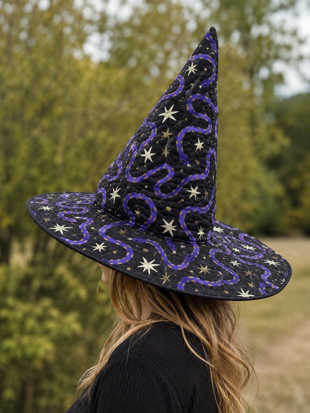 Dark Magic Snake | Quilted Witch Hat