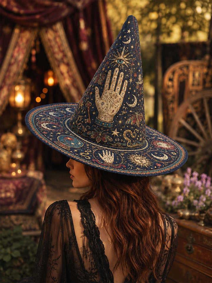 Mystic Tarot Celestial | Quilted Witch Hat