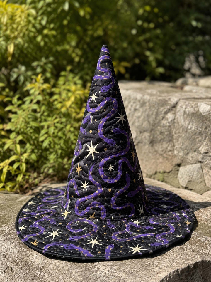 Dark Magic Snake | Quilted Witch Hat