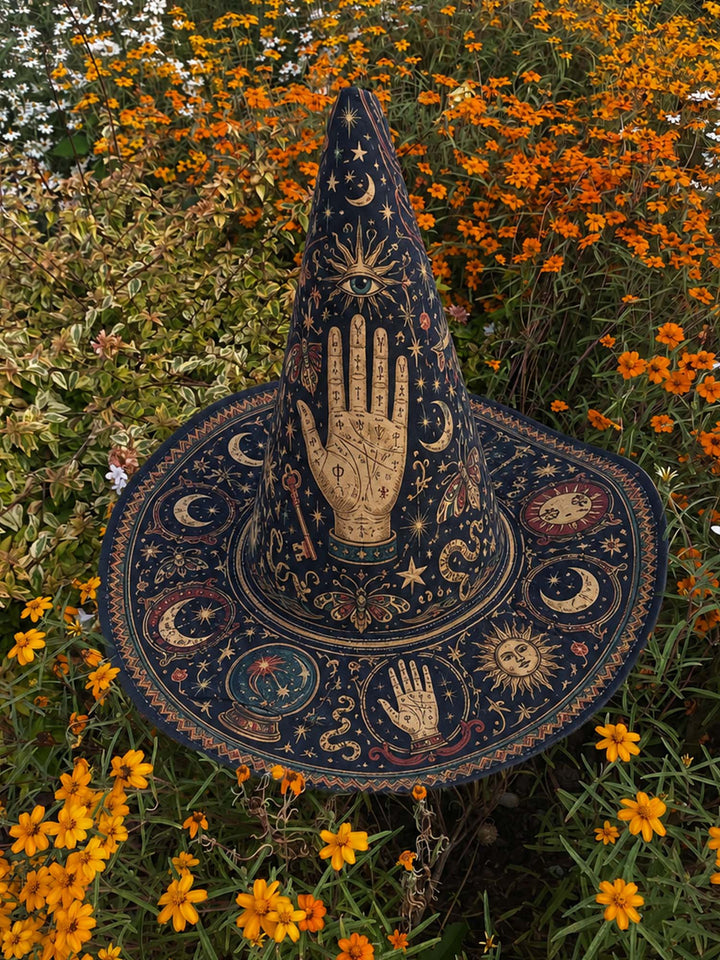 Mystic Tarot Celestial | Quilted Witch Hat