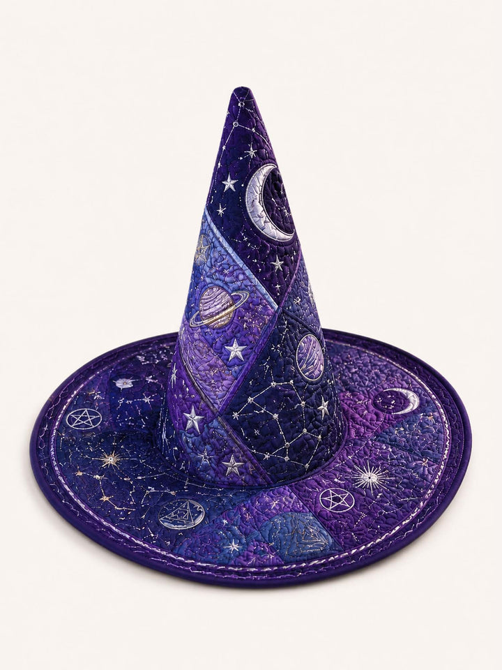 Dark Academia Cosmic | Quilted Witch Hat