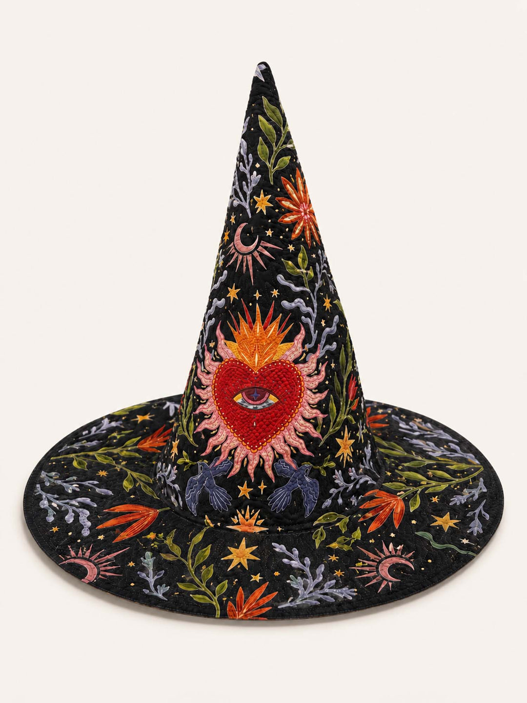 Sacred Heart | Quilted Witch Hat
