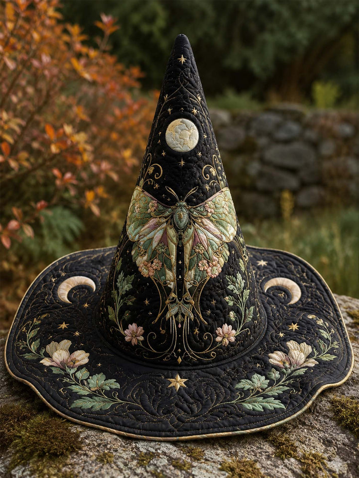 Moth Fairy Victorian Gothic | Quilted Witch Hat