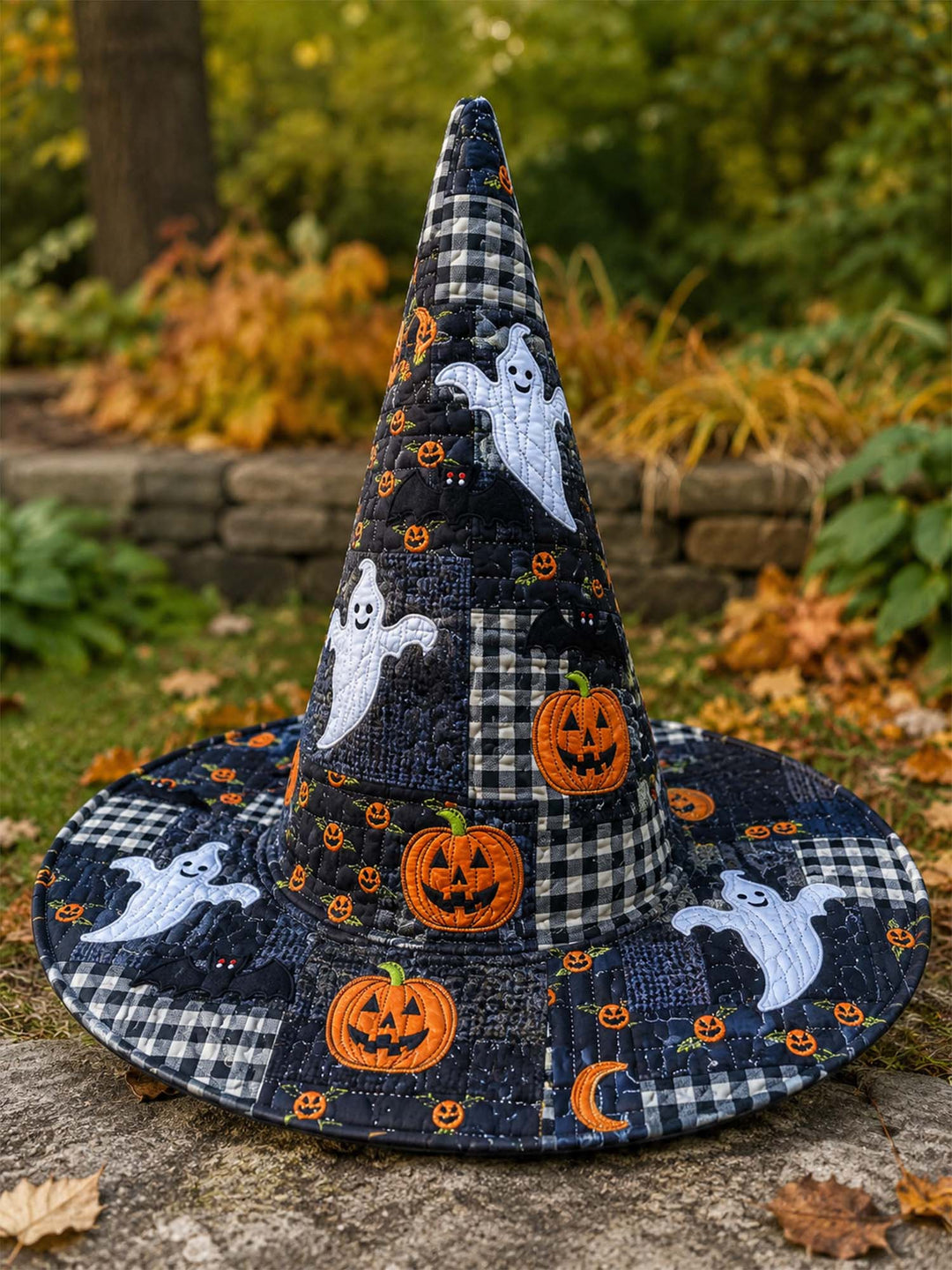 Spooky Ghost | Quilted Witch Hat