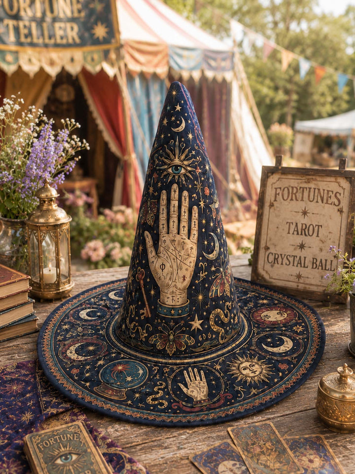 Mystic Tarot Celestial | Quilted Witch Hat