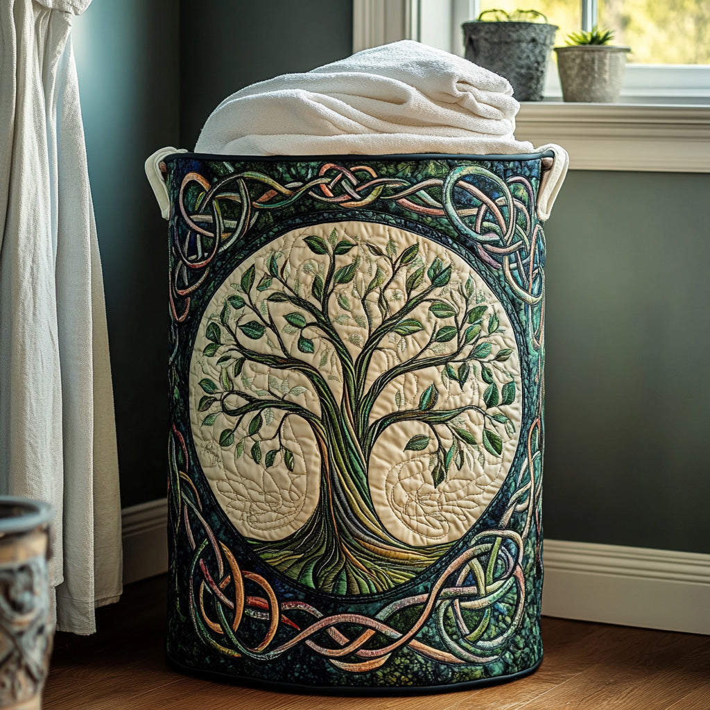 Rowan Eternal Roots | Quilted Laundry Basket
