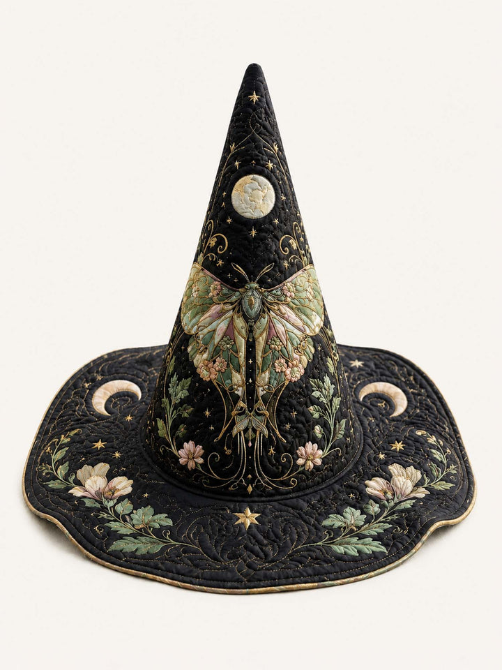 Moth Fairy Victorian Gothic | Quilted Witch Hat