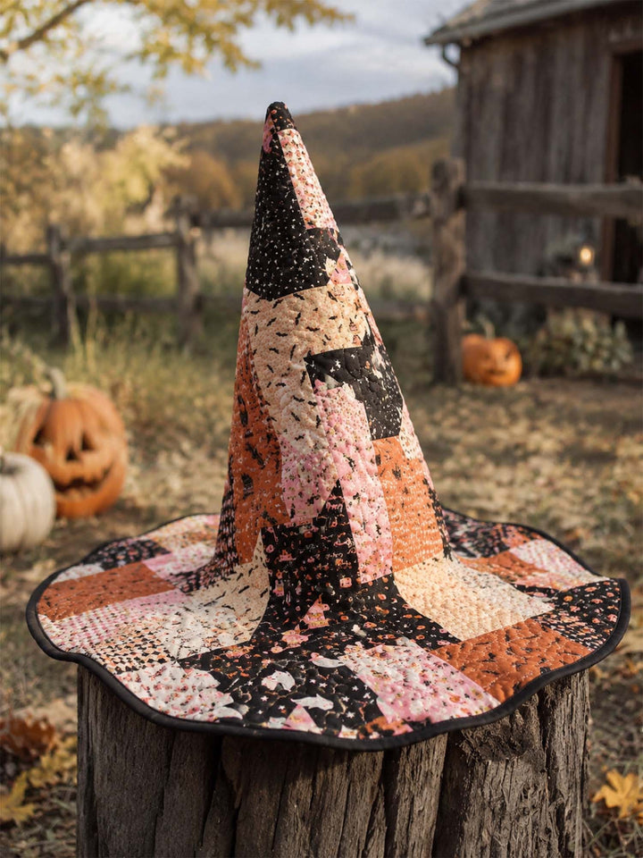 Cute Patchwork | Quilted Witch Hat
