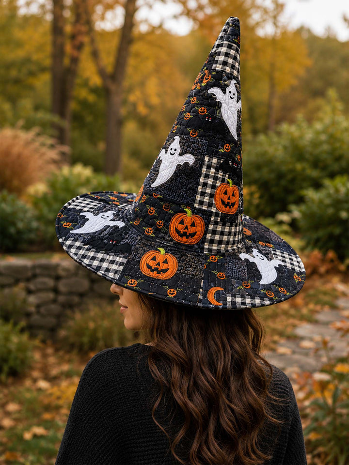 Spooky Ghost | Quilted Witch Hat