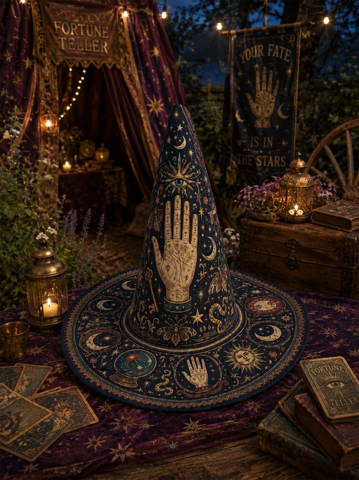 Mystic Tarot Celestial | Quilted Witch Hat