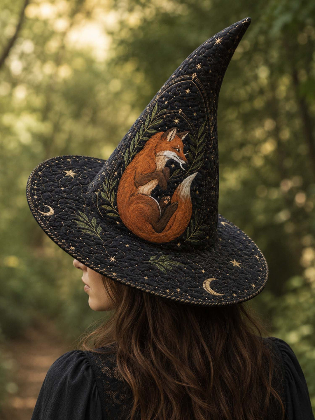Enchanted Fox | Quilted Witch Hat