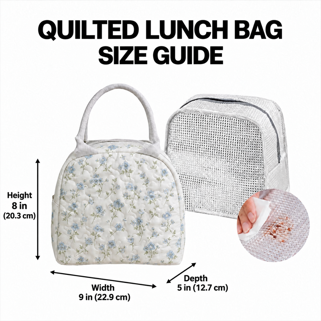 Black Cat Harvest Night | Quilted Lunch Bag