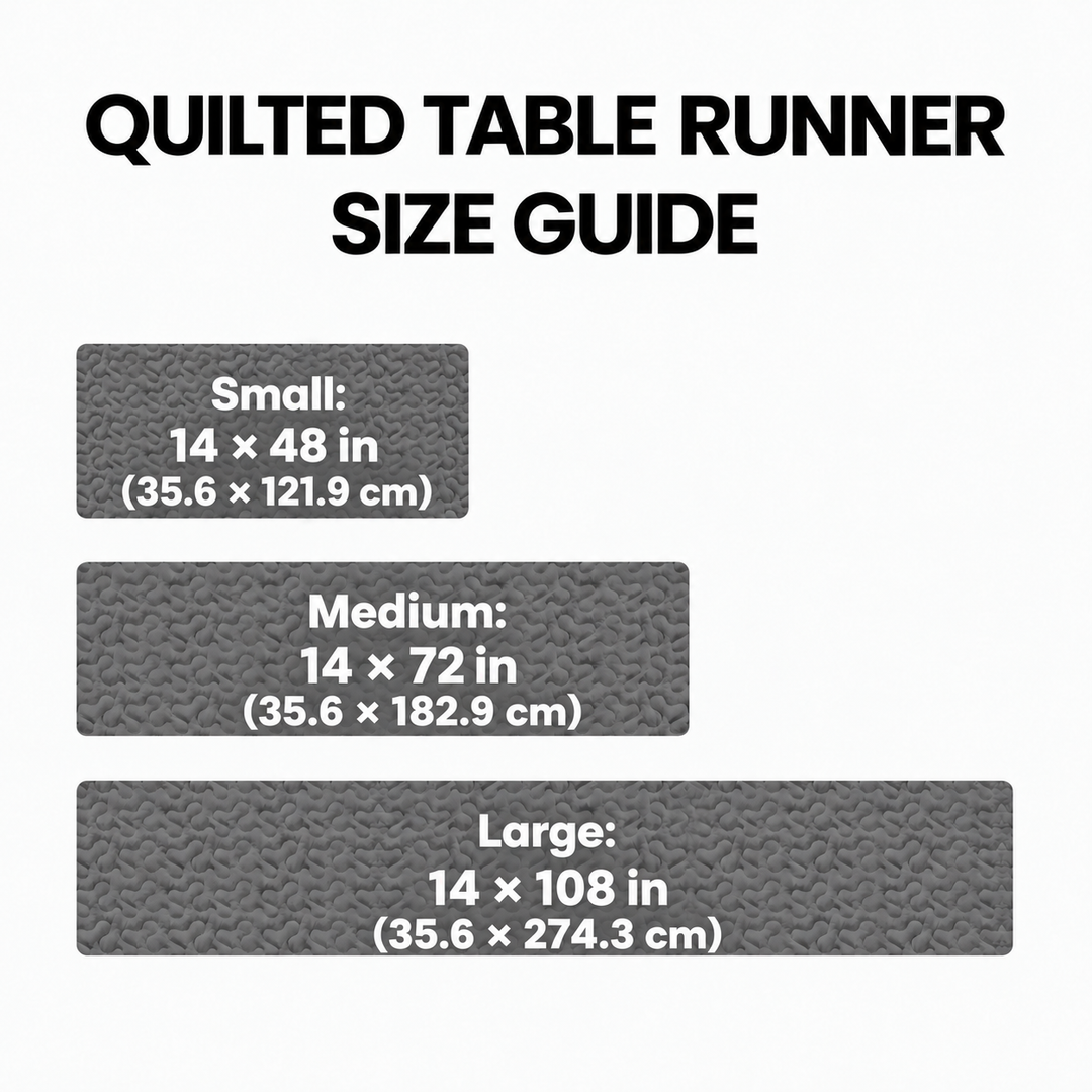 Autumn Cozy Path | Quilted Table Runner
