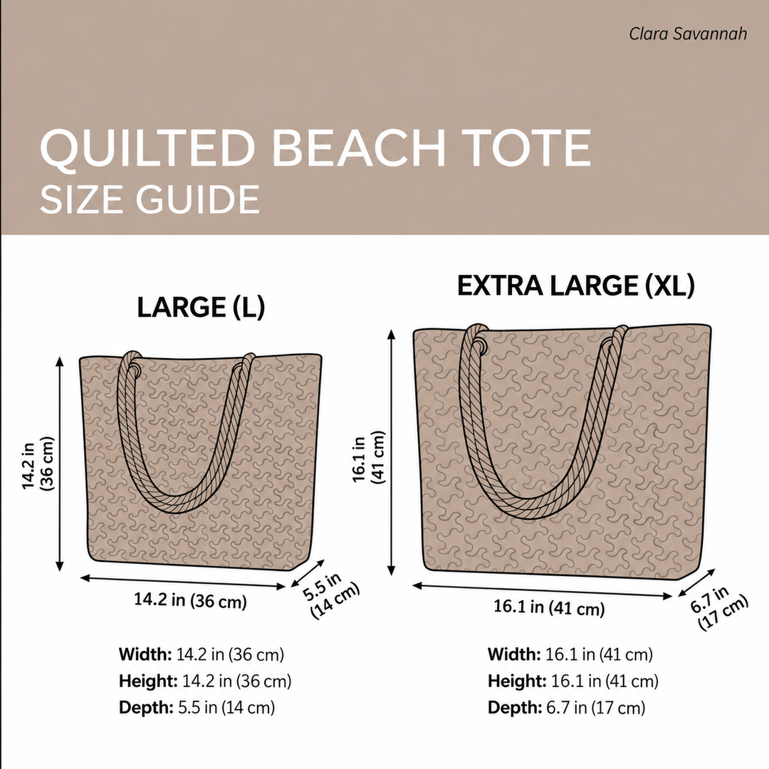 Melanin Queens Glow Quilted Beach Tote Bag