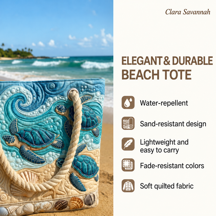 Melanin Queens Glow Quilted Beach Tote Bag