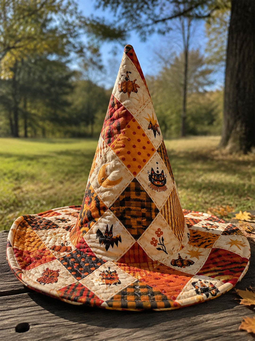 Vintage Patchwork | Quilted Witch Hat