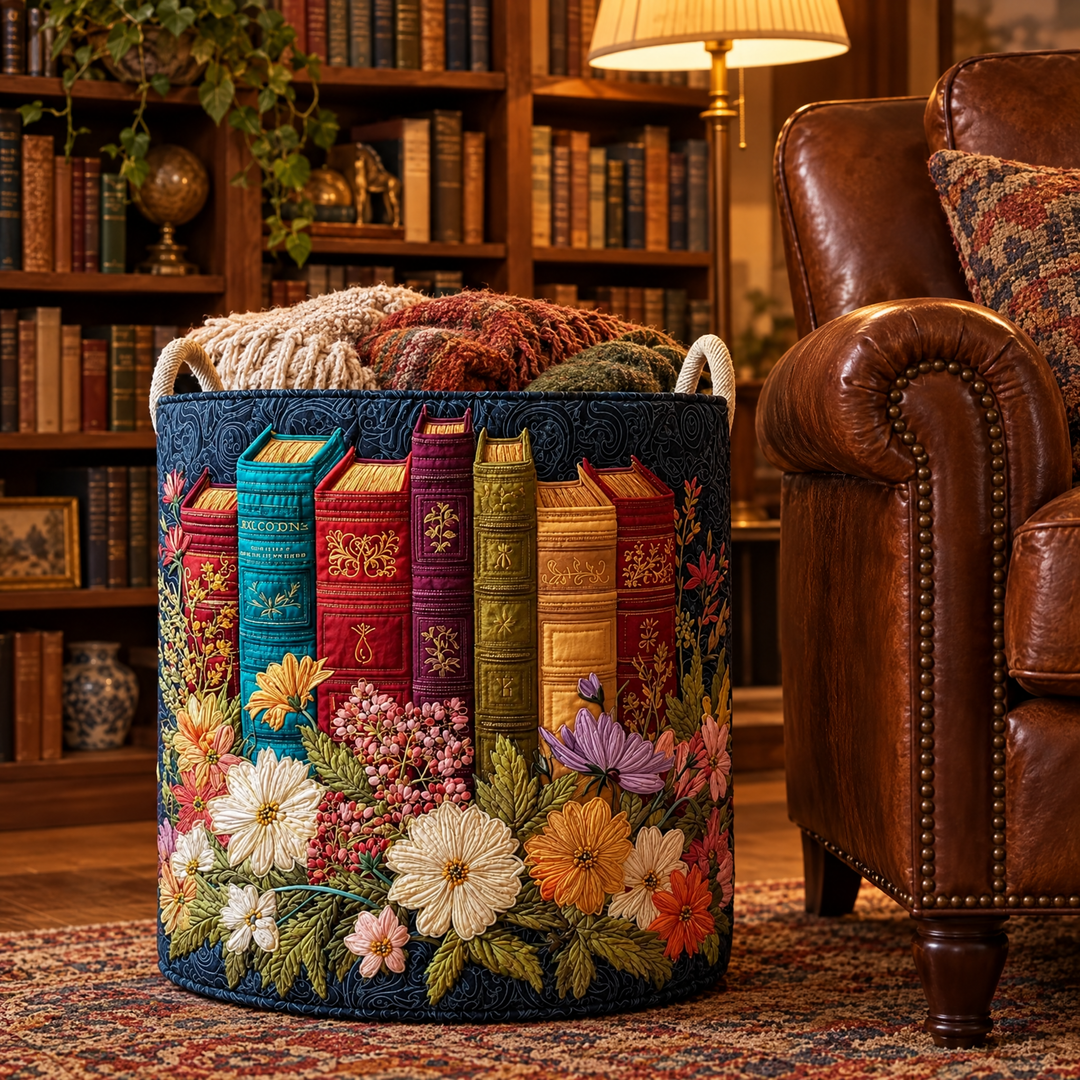 Classic Style | Quilted Laundry Basket