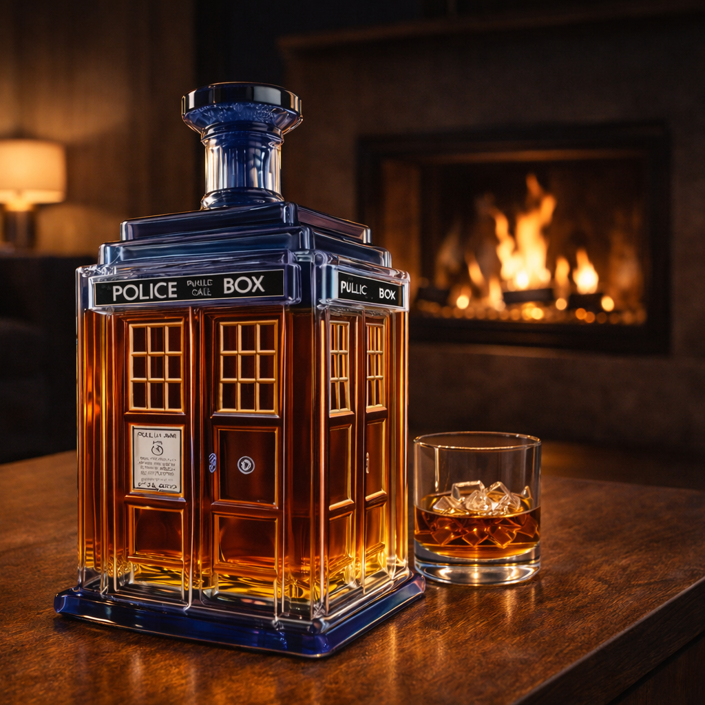 Police Box Whiskey Decanter