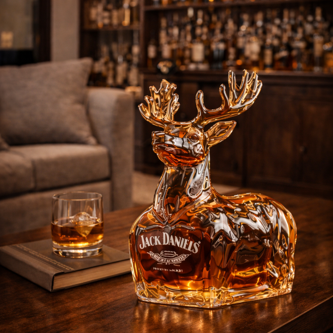 Reindeer Whiskey Decanter