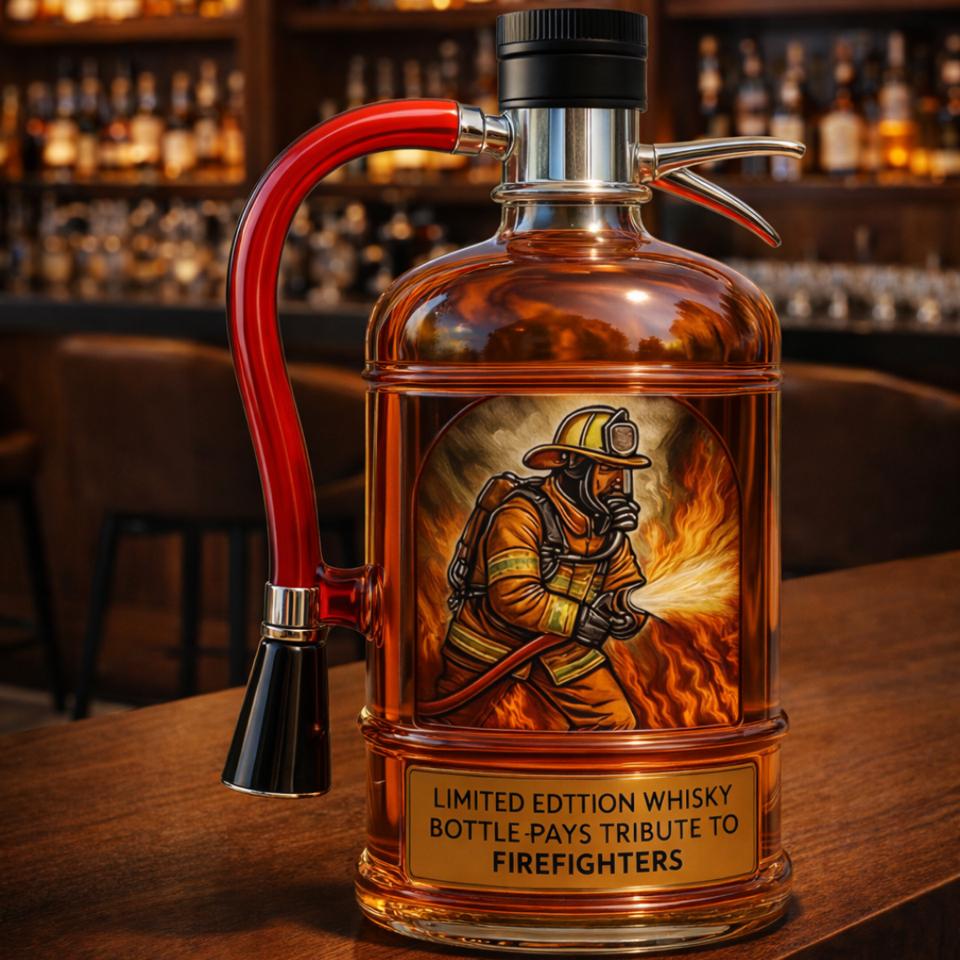 Fire Extinguisher Whiskey Decanter