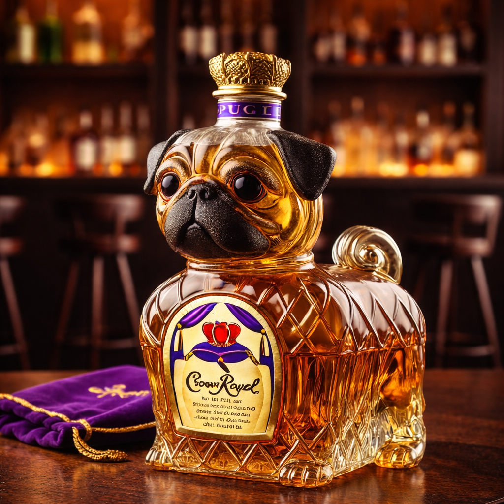 French Bulldog Whiskey Decanter
