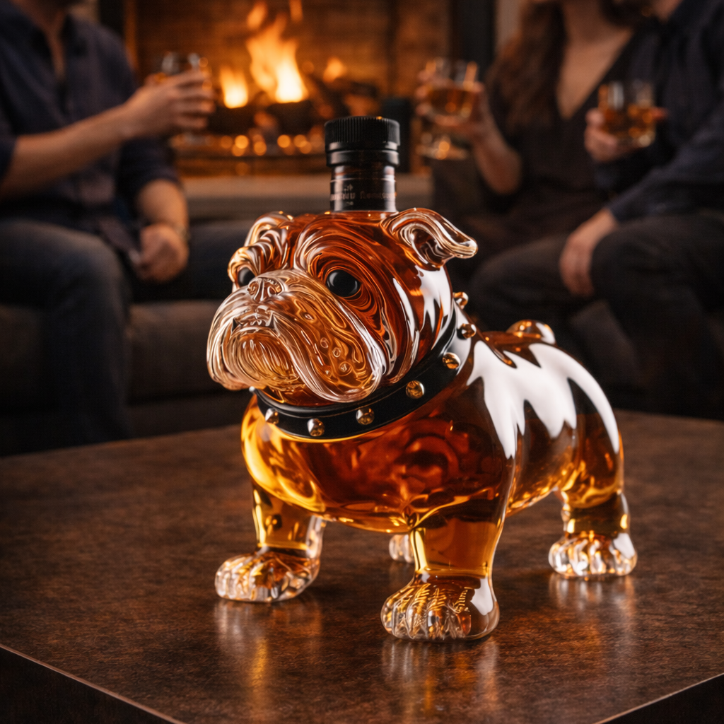 Bulldog Whiskey Decanter