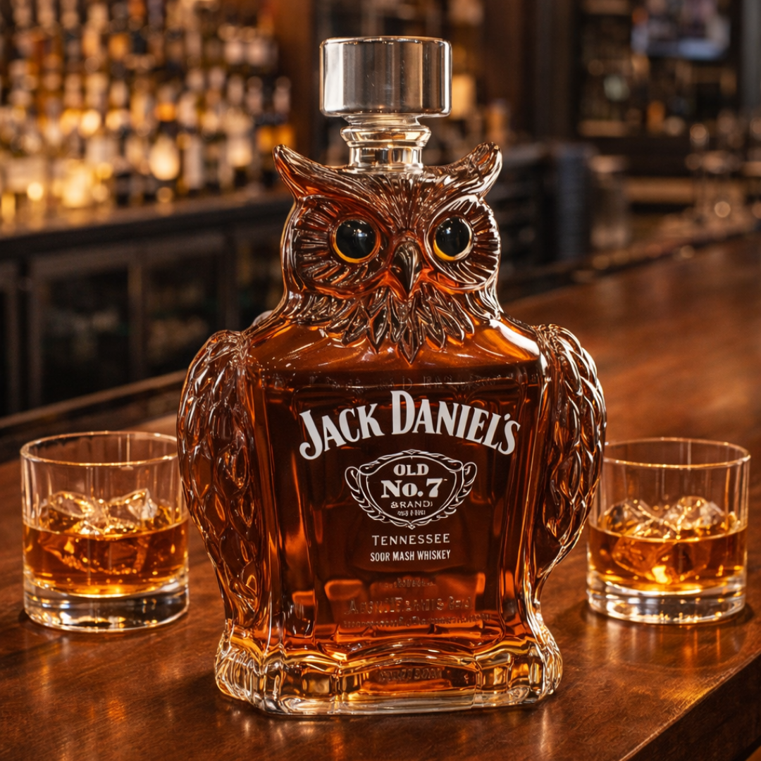 Owl Whiskey Decanter