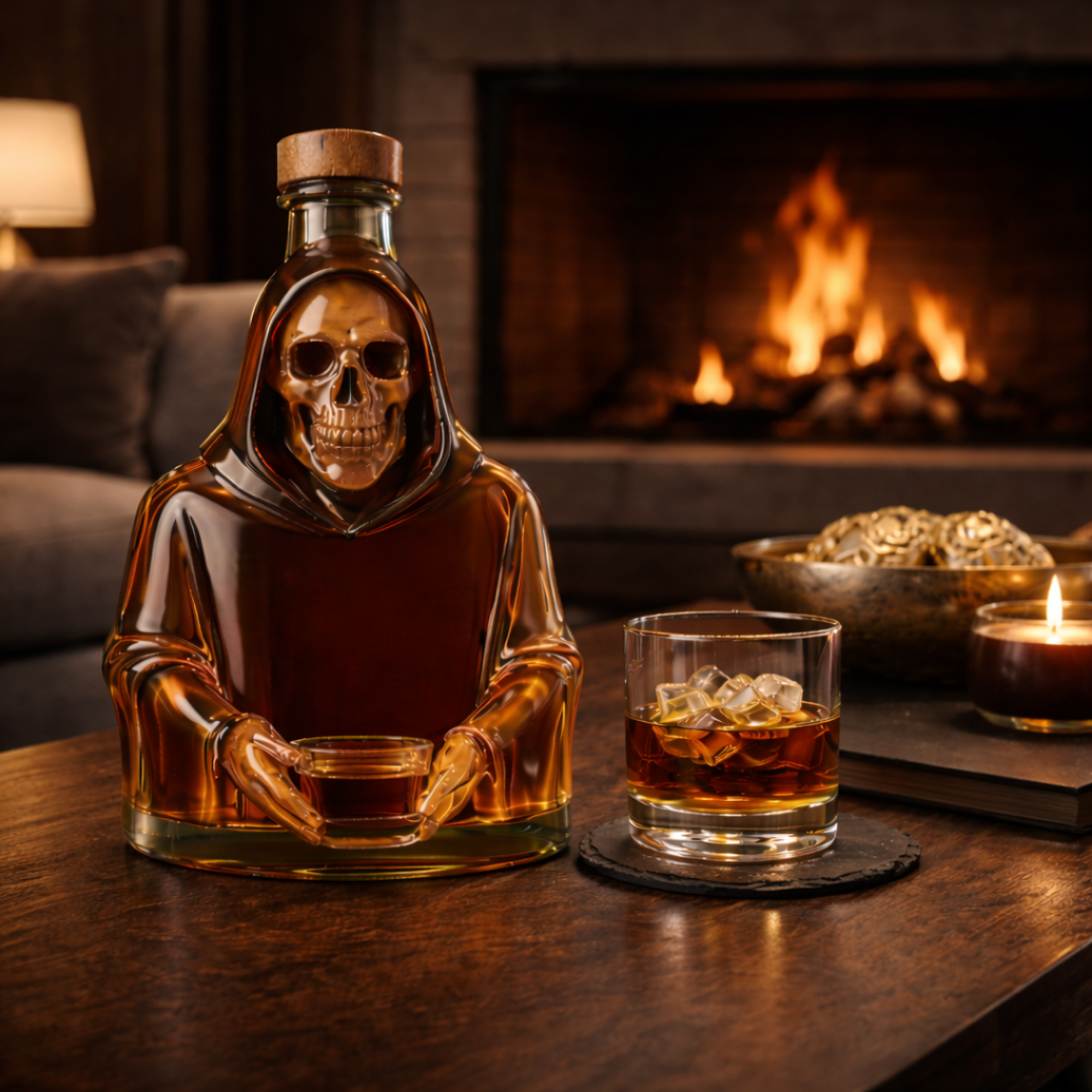 Skull & Gothic Whiskey Decanter