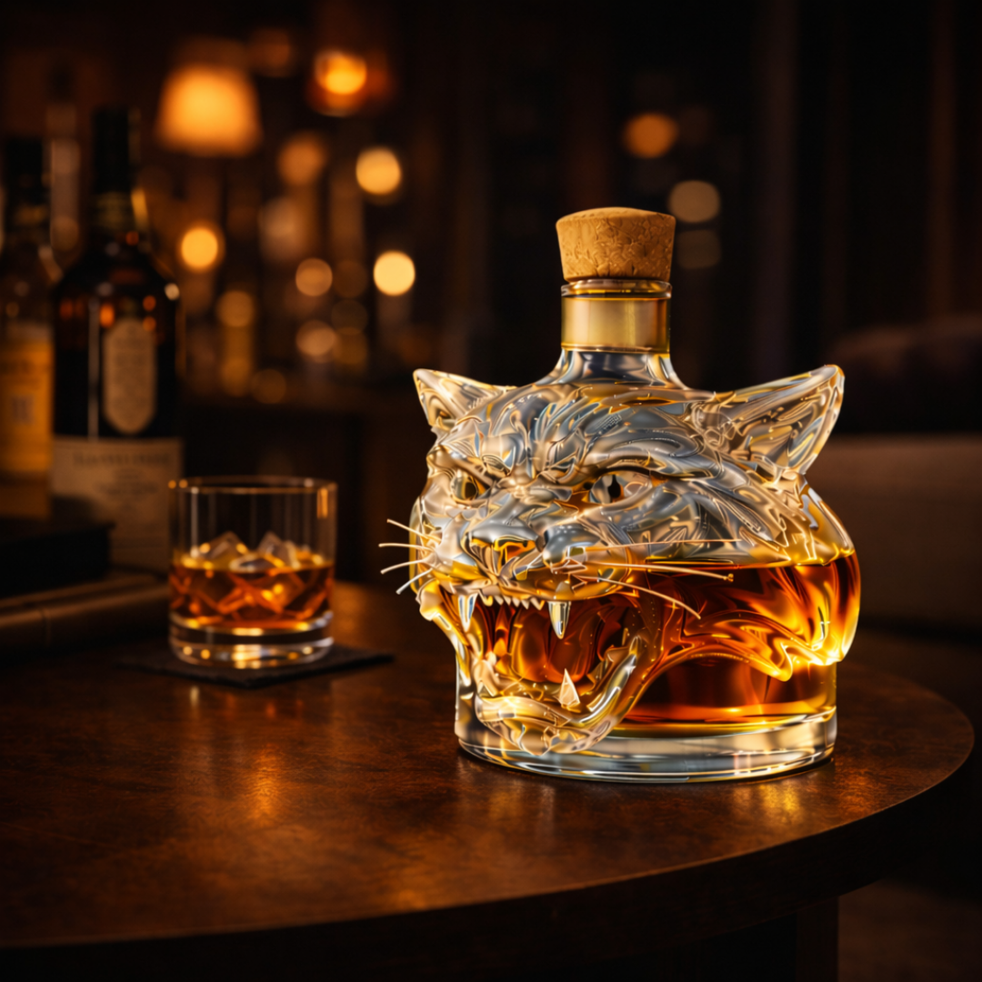 Tiger Whiskey Decanter