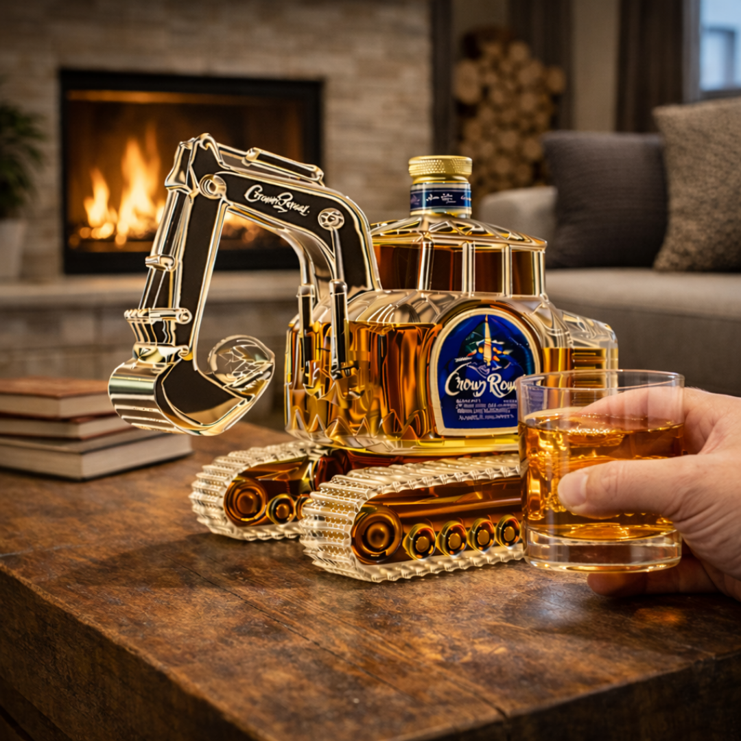Excavator Whiskey Decanter