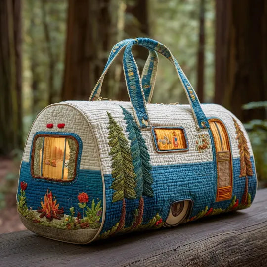 Camper Van | Quilted Weekender Travel Bag