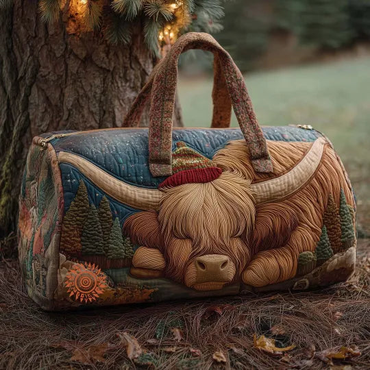 Cow on the Farm | Quilted Weekender Travel Bag