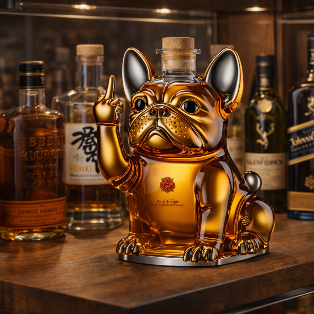 Classic Dog Whiskey Decanter