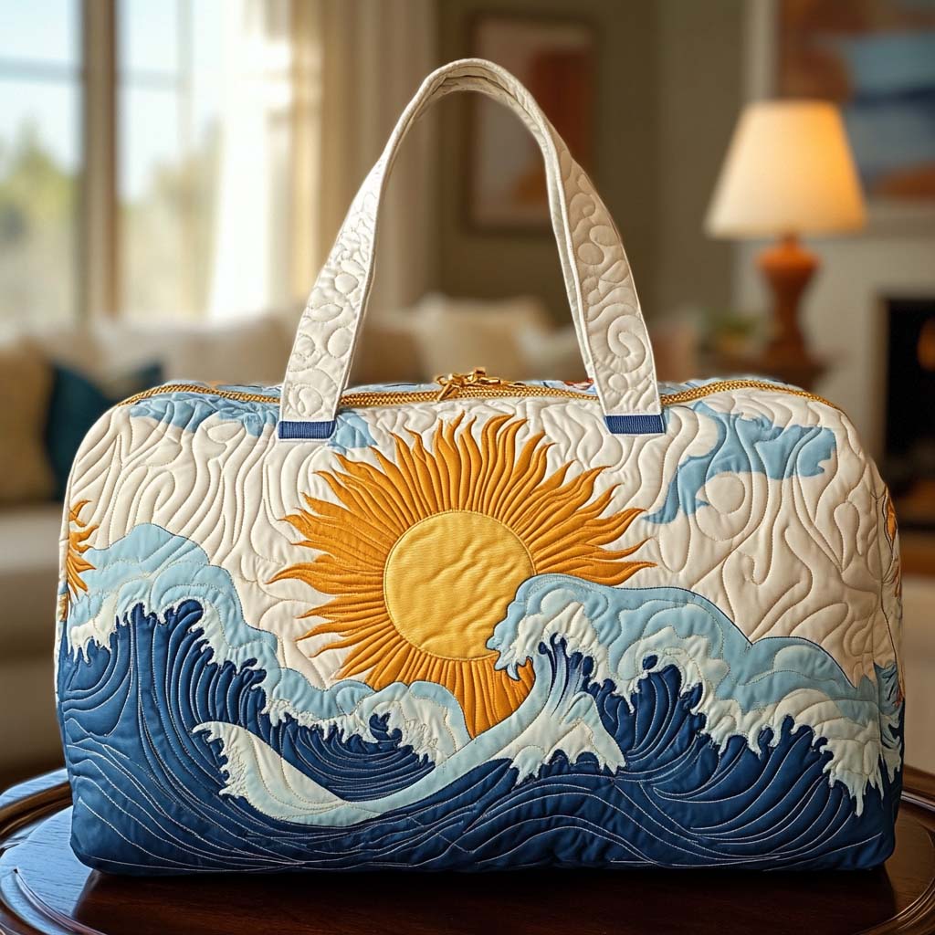 Golden Evening Light | Quilted Weekender Travel Bag