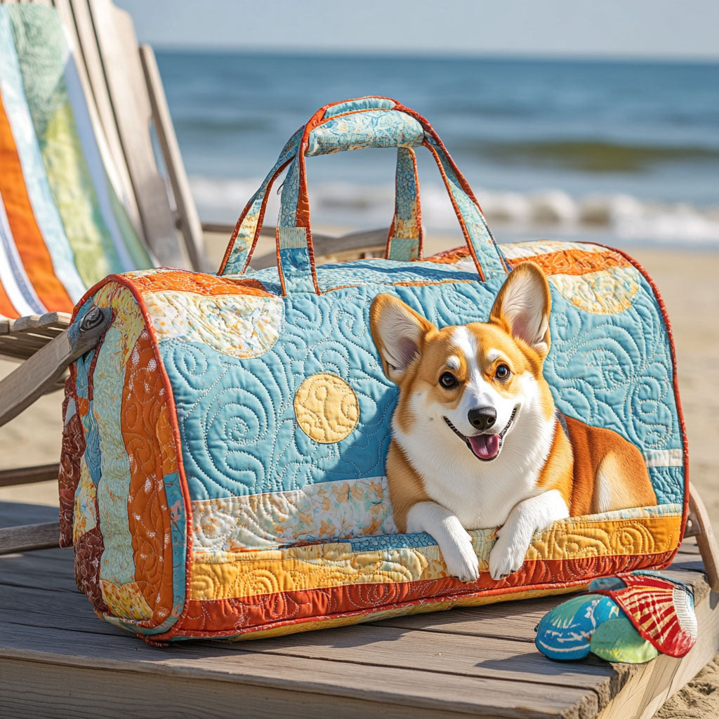 Sunny Smile | Quilted Weekender Travel Bag