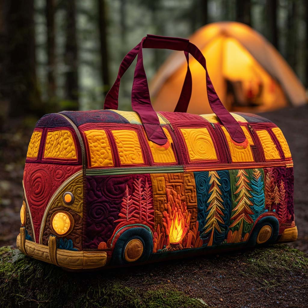 Cozy Nights | Quilted Weekender Travel Bag