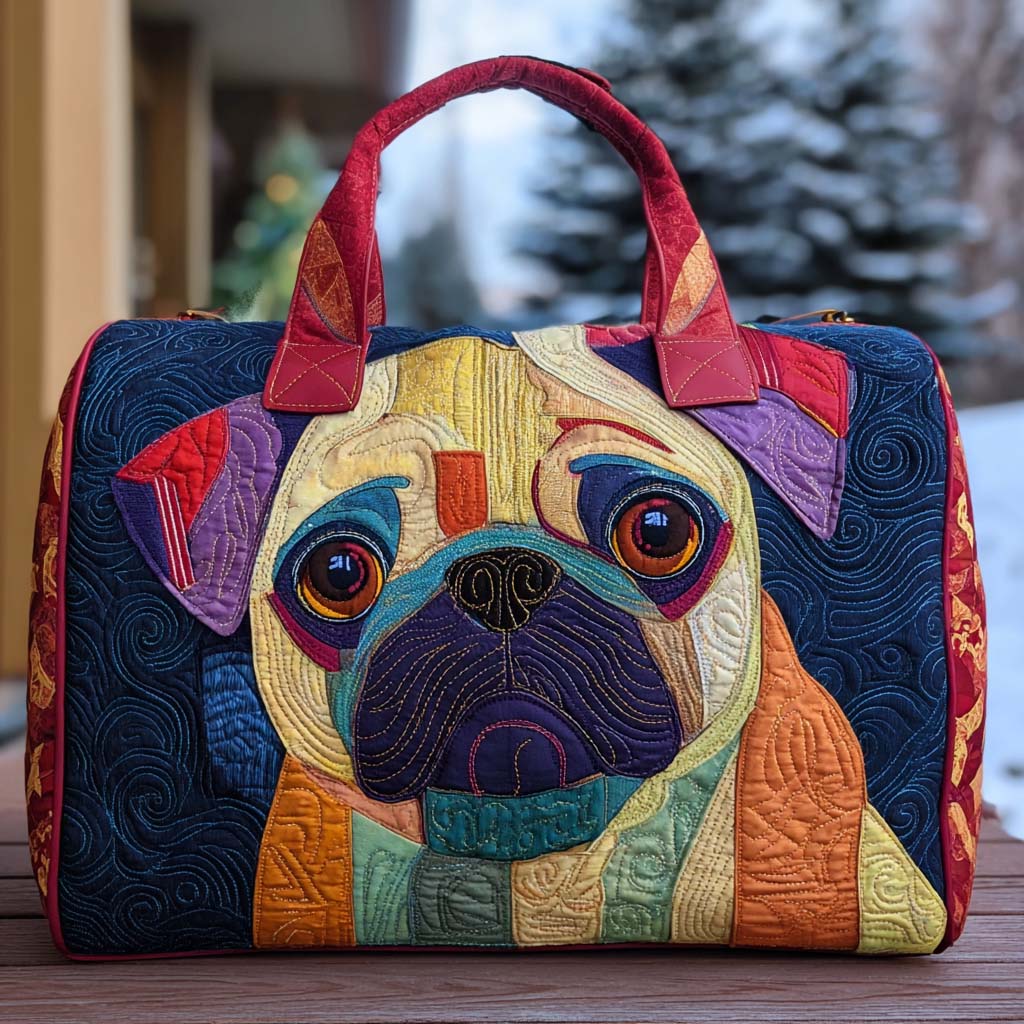 Chubby Cheeks | Quilted Weekender Travel Bag