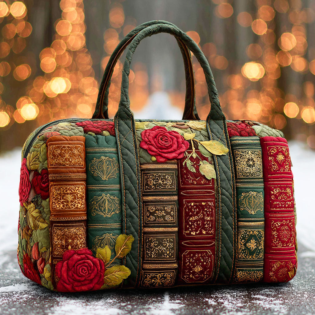 Magic Pages | Quilted Weekender Travel Bag