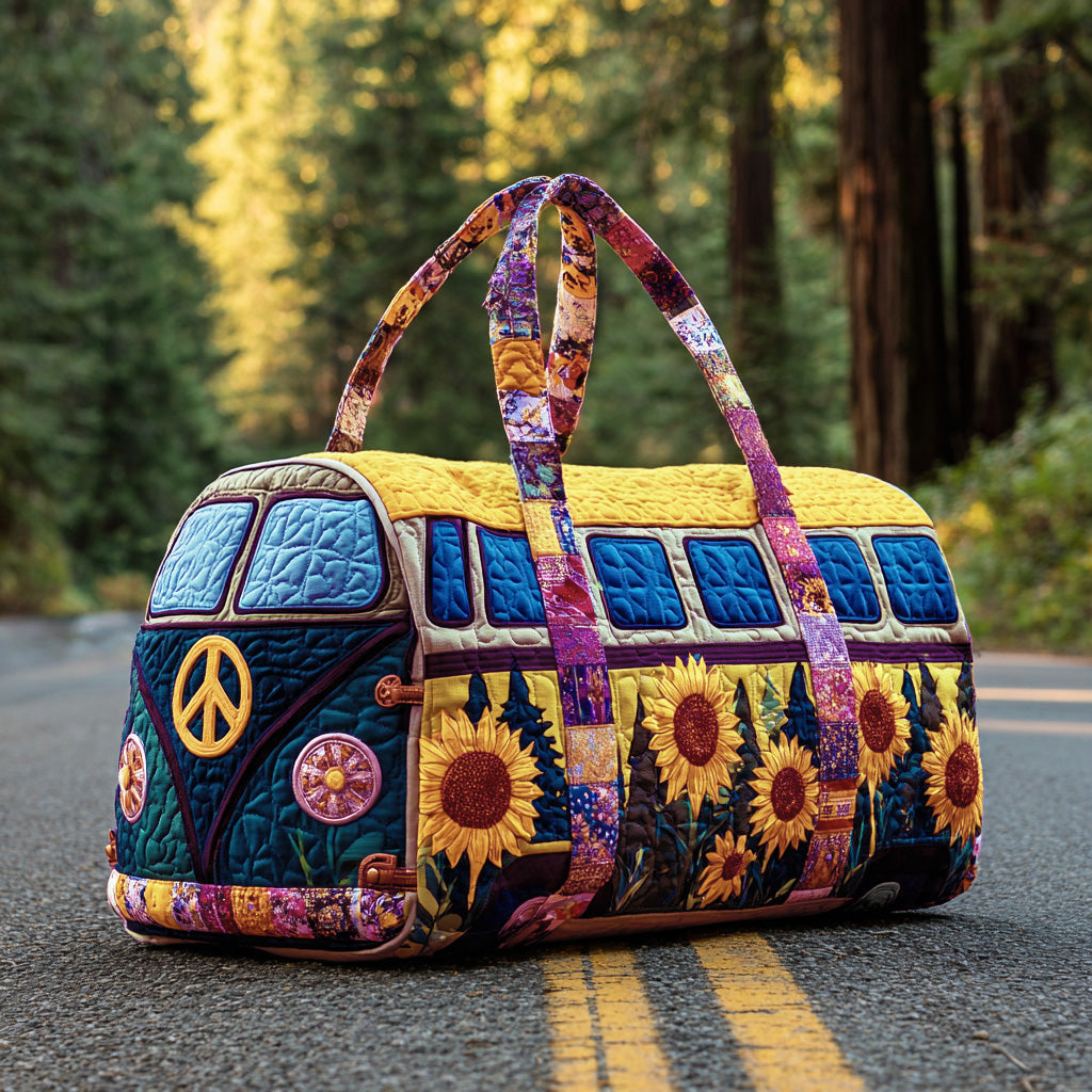 Colorful Ride | Quilted Weekender Travel Bag