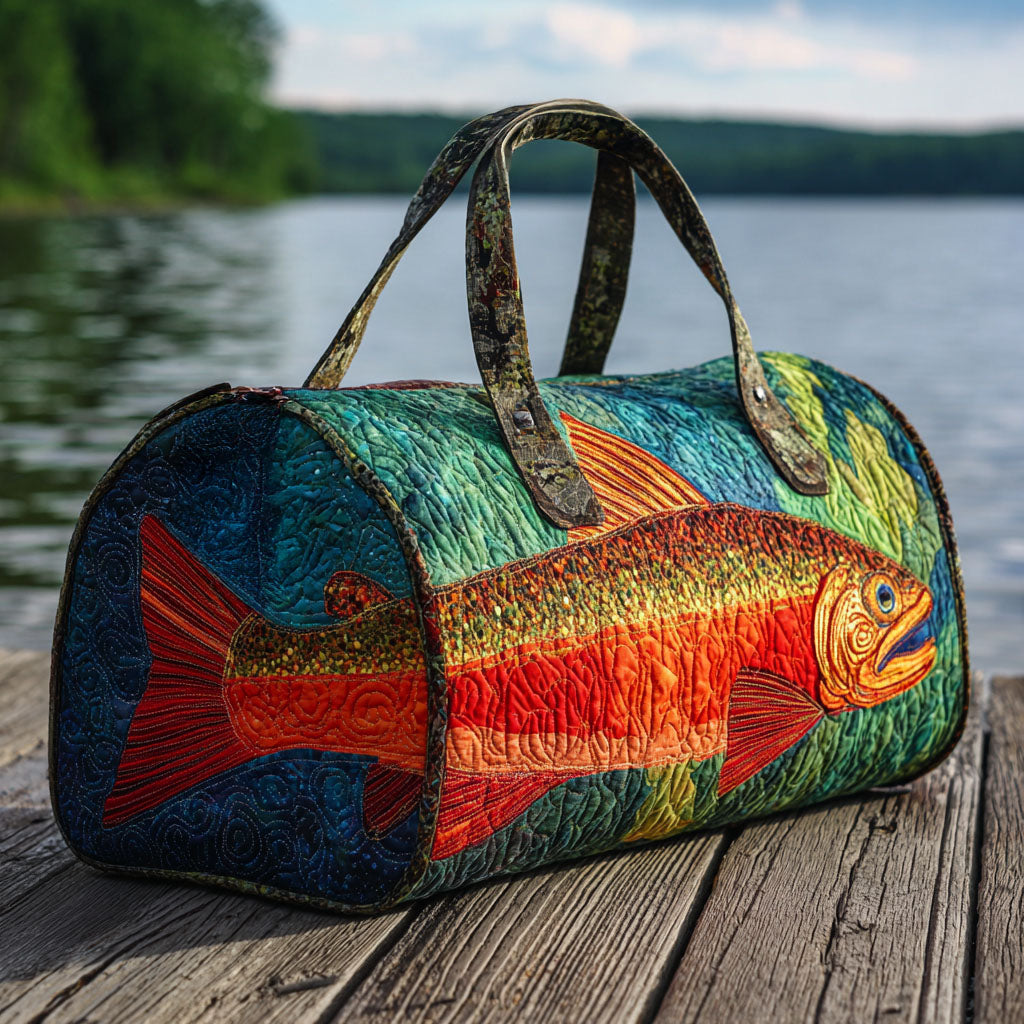 Golden Trout | Quilted Weekender Travel Bag