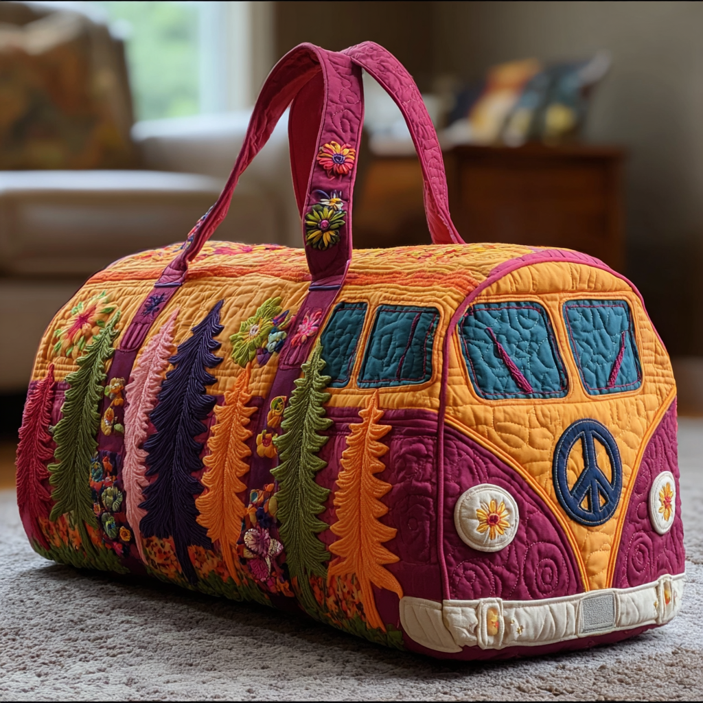 Blossom Journey | Quilted Weekender Travel Bag