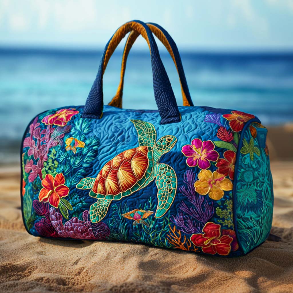Reef Explorer | Quilted Weekender Travel Bag