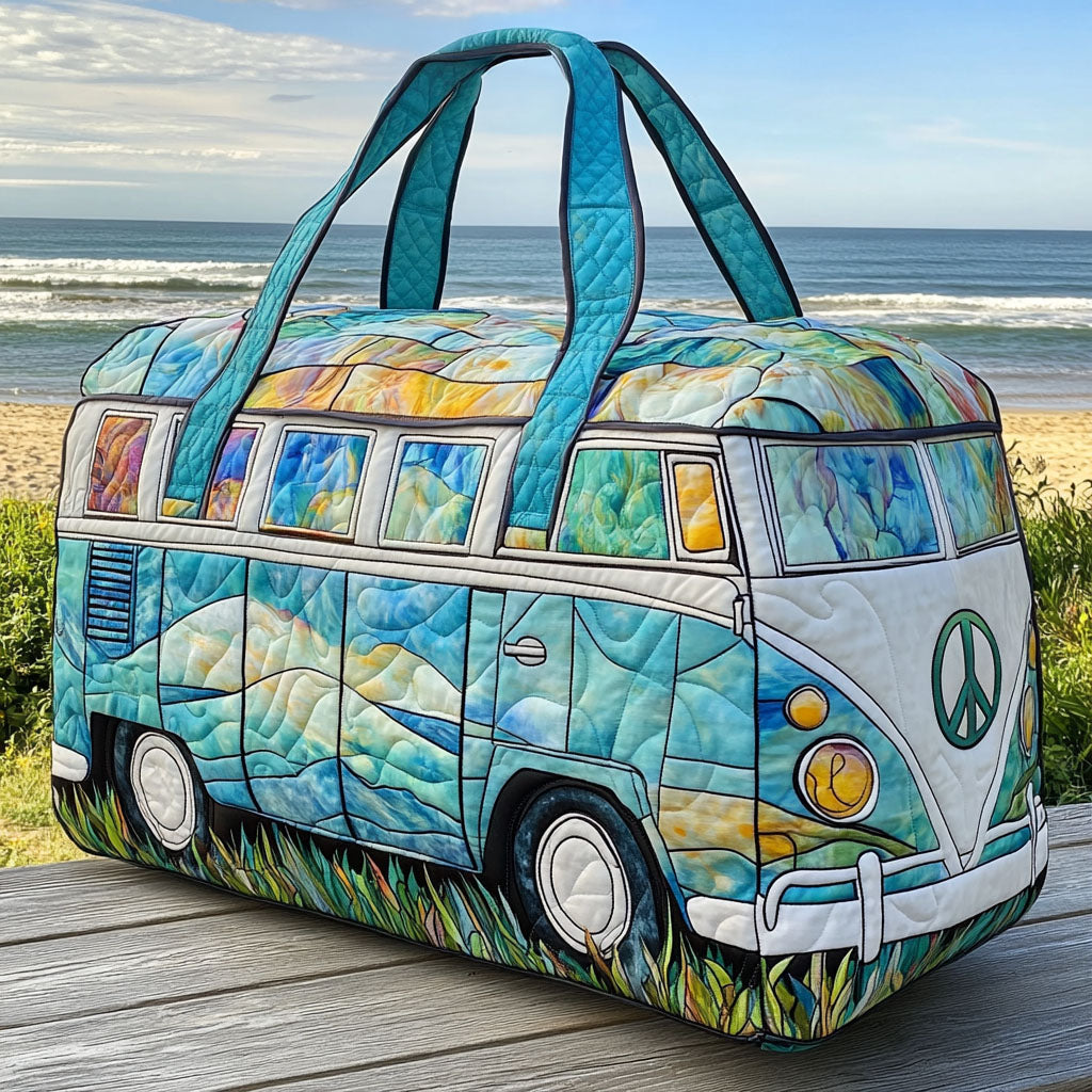 Rhythm of the Road | Quilted Weekender Travel Bag