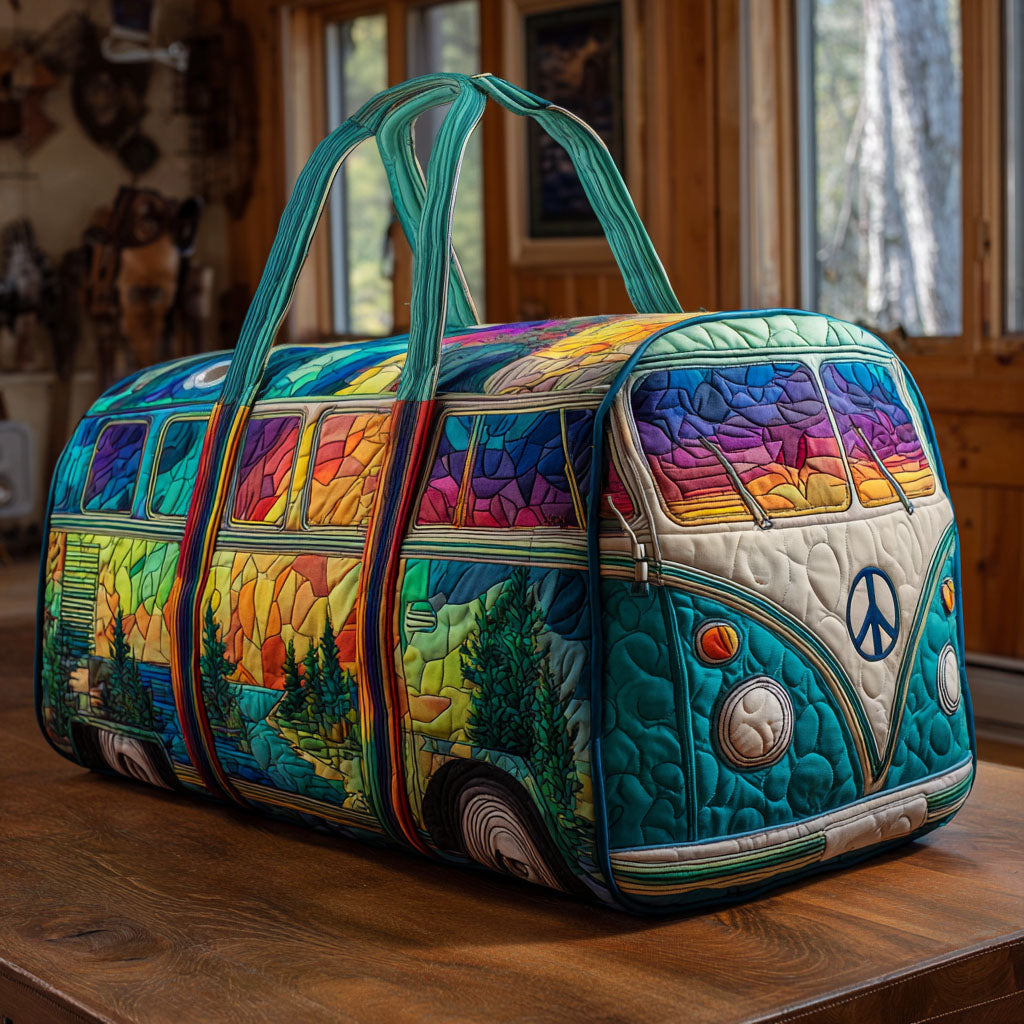 Journey Through Time | Quilted Weekender Travel Bag