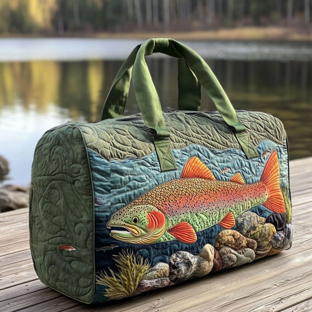 River Spirit | Quilted Weekender Travel Bag
