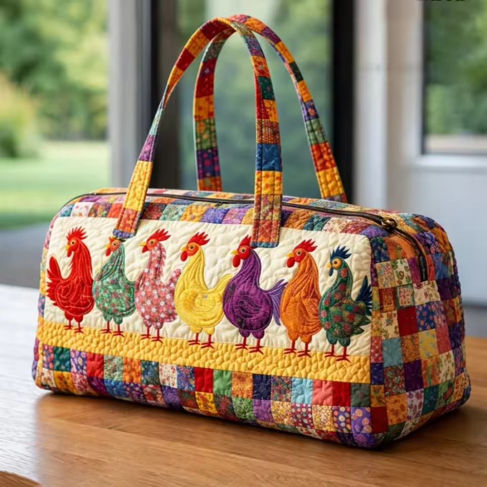 Elise | Soft Quilted Weekender Bag